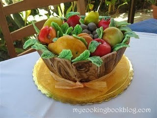 Торта буренце с есенни плодове