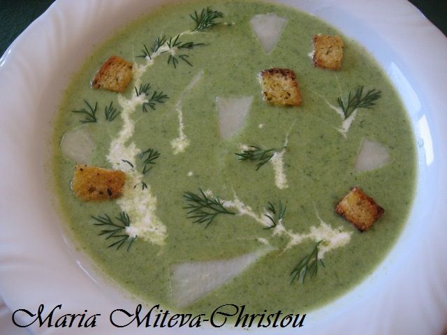 Зелена Пролетна Крем-супа