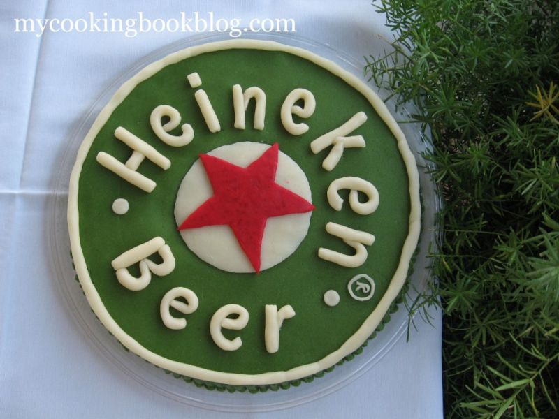 Торта Бирена Капачка Heineken