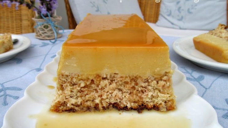 Антилски карамелено-кокосов флан (Flan Antillais)