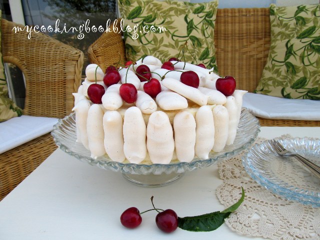 Торта бяла гора (White Forest Cake)