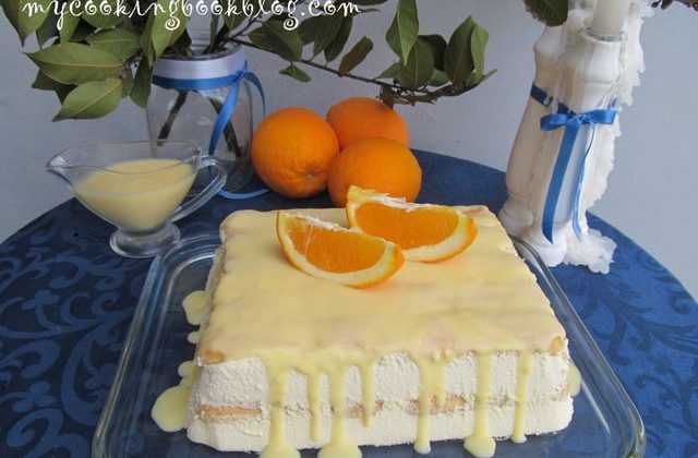 Портокалов десерт с бишкоти