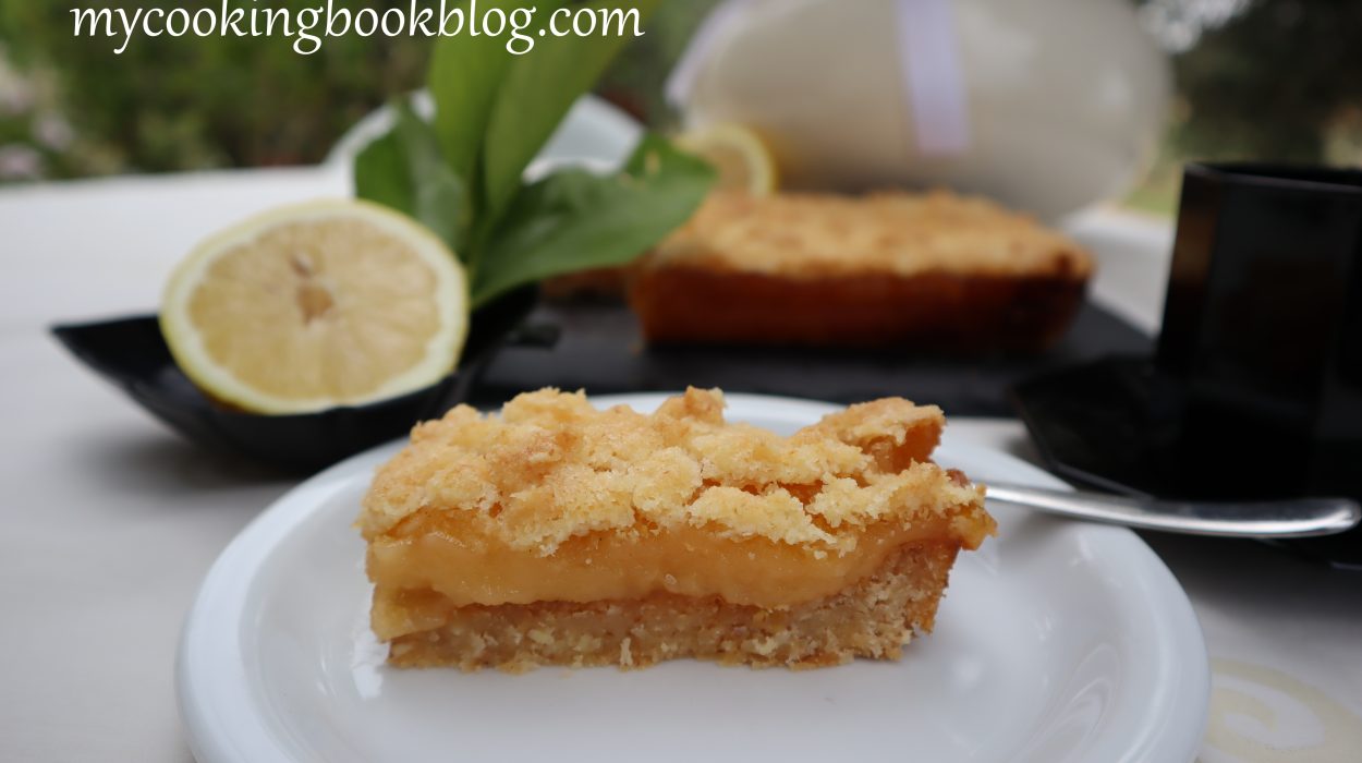 Лимонови блокчета (бар) с кокосови стърготини