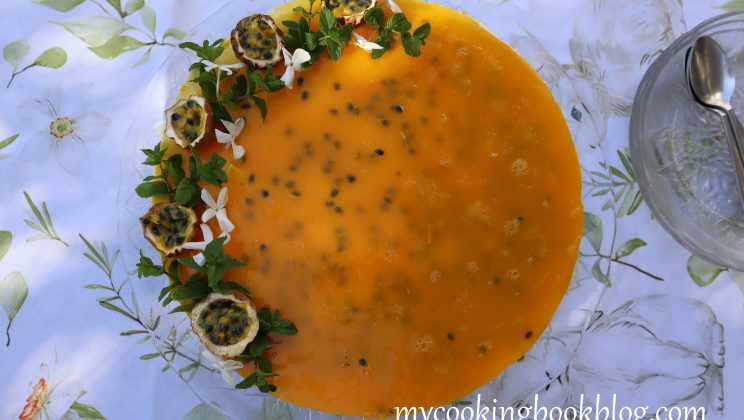 Чийзкейк с маракуя (без печене)