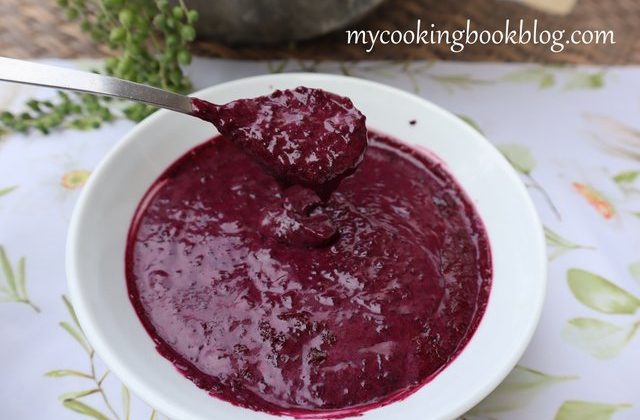 Крем (кърд) с боровинки (Blueberry Curd)