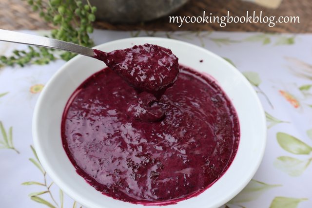 Крем (кърд) с боровинки (Blueberry Curd)