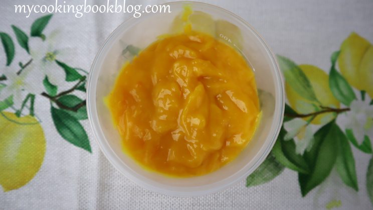 Лимонов кърд (крем) с по-малко яйца и куркума